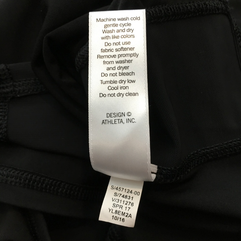Athleta Black Stealth Racerback Tank Size S - Picture 8 of 8